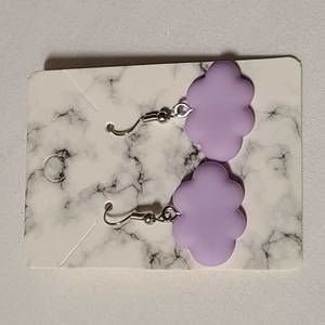 PURPLE CLOUD EARRINGS
